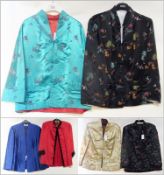 Five oriental style jackets and a Jacques Vert blue jacket (6)