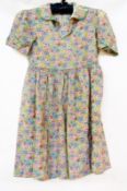 A child's Liberty style silk dress