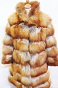 Fox fur coat circa 1968/9, A-line, possibly Canadian