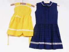 Various vintage children's dresses (6)