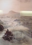 Limited edition contemporary print
After Rob Piercy
Maritime scene with cliffs and waves, signed, 56