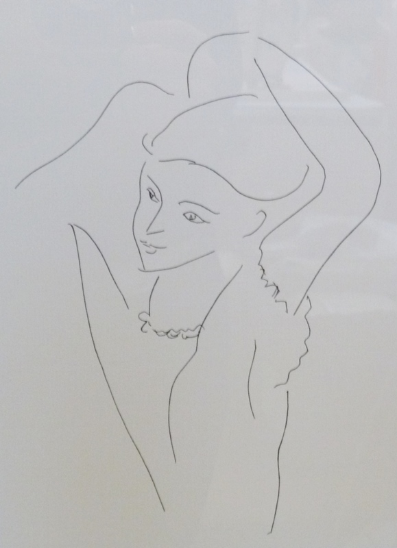 Black and white print
After drawing by Henri Matisse
Portrait of a woman, 24 x 18cm