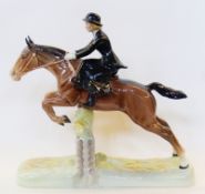 Beswick lady hunter, seated sidesaddle, 24cm high