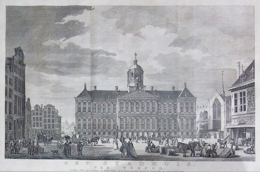 Engraving
"Het Stadhuis Van Vooren", 28 x 42cm, framed and glazed