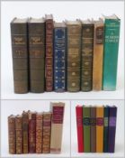 Fine bindings , including poetical works of R. Browning, two volumes "The Novels of Jane Austen",