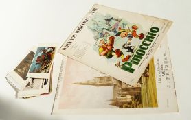 Small quantity of sheet music, to include Walt Disney's Pinocchio "When You Wish Upon a Star" and