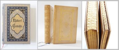 Fine bindings - The Holy Bible...Oxford University Press, (1851), cream leather, gilt tooled