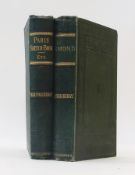 Thackeray, W.  M.
"The works of..." 28 vols, green cloth, Smith, Elder (1 box)