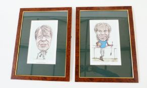 Four limited edition colour prints
ACE
"The Sporting Life Collection": "John Francome", "Michael