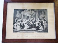 Photo of the royal family of Great Britain, dated 1897, another dated 1887, another royal