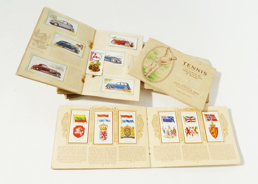 Quantity of cigarette cards, to include John Player & Sons "Album of National Flags and Arms", Wills
