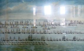 Colourprint 
"Inspection of the British Fleet by the Emperor of Germany, 3rd August  1889",