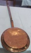 Copper warming pan