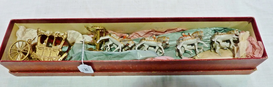 A Britains large scale Coronation Coach Set No 1470, boxed