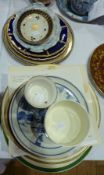 Various decorative plates, to include Christmas plates etc. and two Royal Worcester "Pavillion"