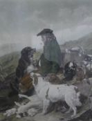 Colourprints 
After Ansdell
"The Scotch Gamekeeper" and "The English Gamekeeper", 70 x 53 cm