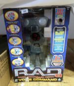 Rad 4 radio controlled voice command robot, boxed