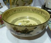 Royal Doulton commemorative "Bayeaux Tapestry" circular bowl with motif to centre inside, outside