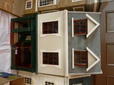 Dolls house in the form of a Public House, with hinged front