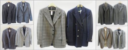 Quantity of various men's blazers and jackets, including John Temple, Hardy Amies, Chatsworth,