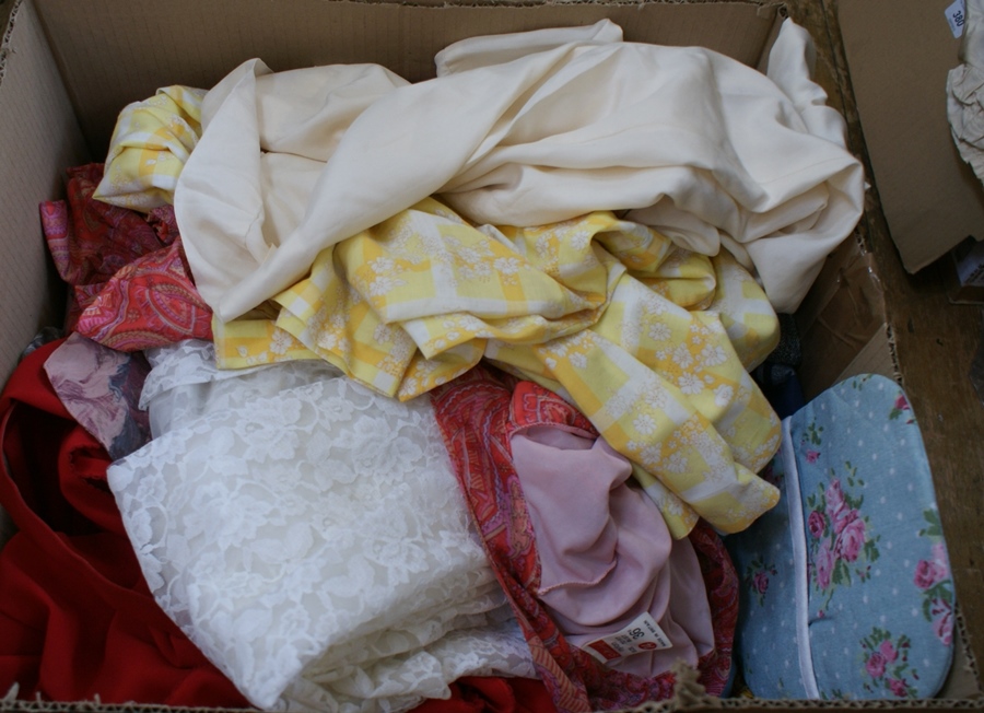 Large quantity of assorted dresses, blouses skirts etc. (1 box)