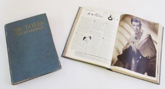 Seven bound editions of "Tatler", April-June 1949, April-June and  July-September 1950, January-