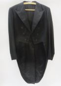 Gentleman's morning coat, lined with quilted black satin