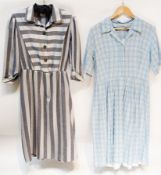 Various 1950's printed cotton and other dresses including:- Glenbrooke (Penn-Pressed means you never