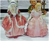 Royal Doulton figure, "Goody Too Shoes", HN2037 and another Royal Doulton figure, "Rose", HN1368 (2)