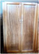 20th century Durable Suites Ltd double wardrobe, double doors enclosing hanging rail and single