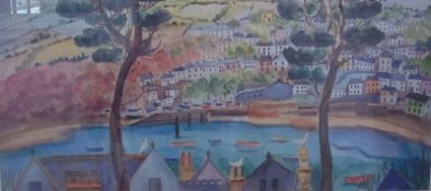 Colourprint taken from a watercolour 
Judy Willoughby
View from re Ferry Hall, limited edition, 23/