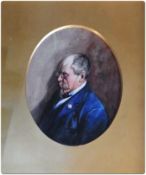 Watercolour 
19th century English School 
James Douglas 
Head and portrait of a gentleman wearing