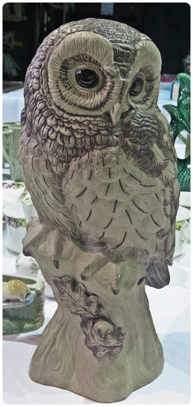 Poole pottery model owl by B. Linley-Adams, 32cm high
