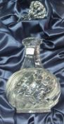 Stuart crystal decanter, in original box