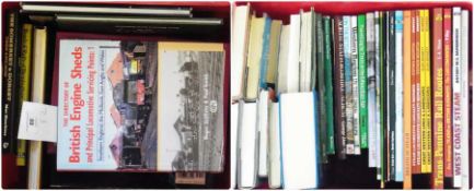 Railwayana - Large quantity of books relating to railways, steam engines etc. ( 2 boxes)