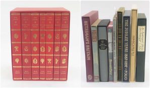 Folio Society - various volumes including boxed set of Jane Austen, red cloth, Phillpotts, Eden '