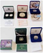 Eight Hundred Years of Mayoralty, 1189-1989, silver commemorative medal, cased, with certificate