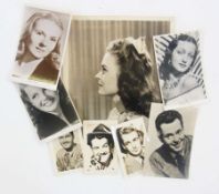 1950s autograph album, signed loose photographs of Marjorie Reynolds, William Bendix and a vast