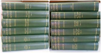 Frazer, Sir James George
"The Golden Bough", 12 volumes, 3rd edition, revised and enlarged, McMillan