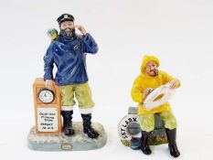 Royal Doulton "All Aboard" HN2940, and another "The Boatman" HN2417