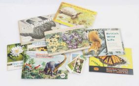 Large quantity of cigarette cards, Brooke Bond, including albums of wild flowers, butterflies of the