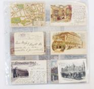 LONDON (54 cards) HOTELS (26) Vignettes, pre-1900 PU Court cards, Views, HtL (4) Giant Wheel Earls