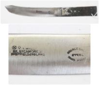 I. Wilson Sheffield Butchers knife, manufactured in the old Wilson Factory in Sheffield and