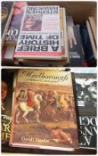 A large quantity hardback and paperback books on various subjects, including:- History, Militaria,