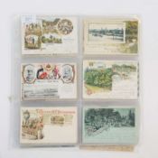 GERMANY (42 cards)  Excellent Gruss-Aus Vignettes, Kieler-woche 1904, Nuremburg 1903 Turnfest,