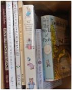 Selection of children's books, including Milne, A.A. "The World of Pooh", "The Complete Tales of
