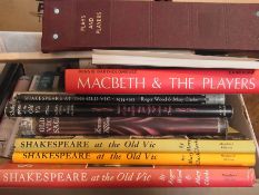 Large quantity of books relating to the theatre, many books on the Old Vic, the magazine Plays and