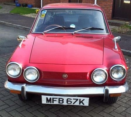 1972 Fiat 850 sport coupe, one owner from new, date of registration 1st March 1972, Reg. No. MFB