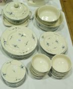 Quantity Villeroy and Boch dinnerware "Vieux Luxemburg" pattern, for eight persons