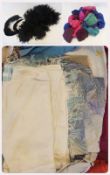 Various vintage silk and other scarves (1 box)